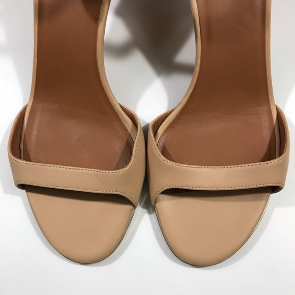 Givenchy Ankle strap heels open toe leather 36.5 - Picture 3 of 8